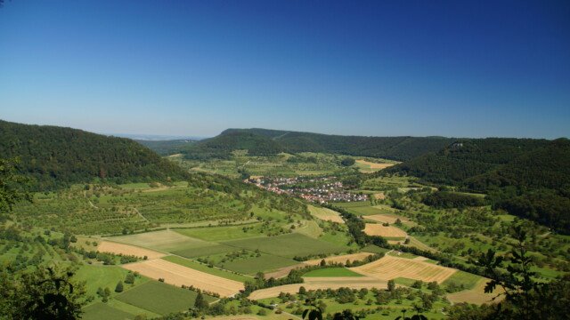 Blick von der Ruine Reussensten