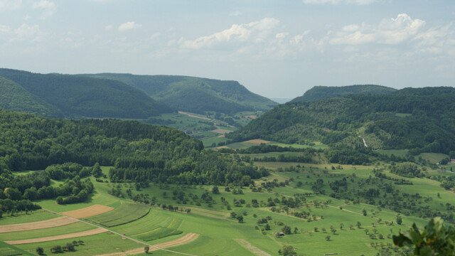 Blick vom Hausener Fels
