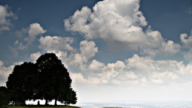 Wolken über dem Jusi