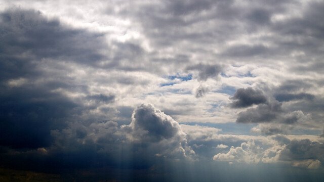 Gewaltige Wolken