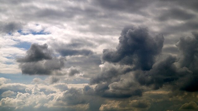 Gewaltige Wolken