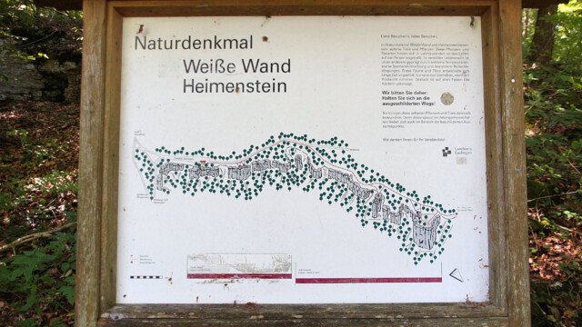 Naturdenkmal Weiße Wand Heimenstein