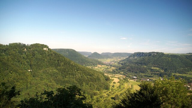 Blick vom Burgstall