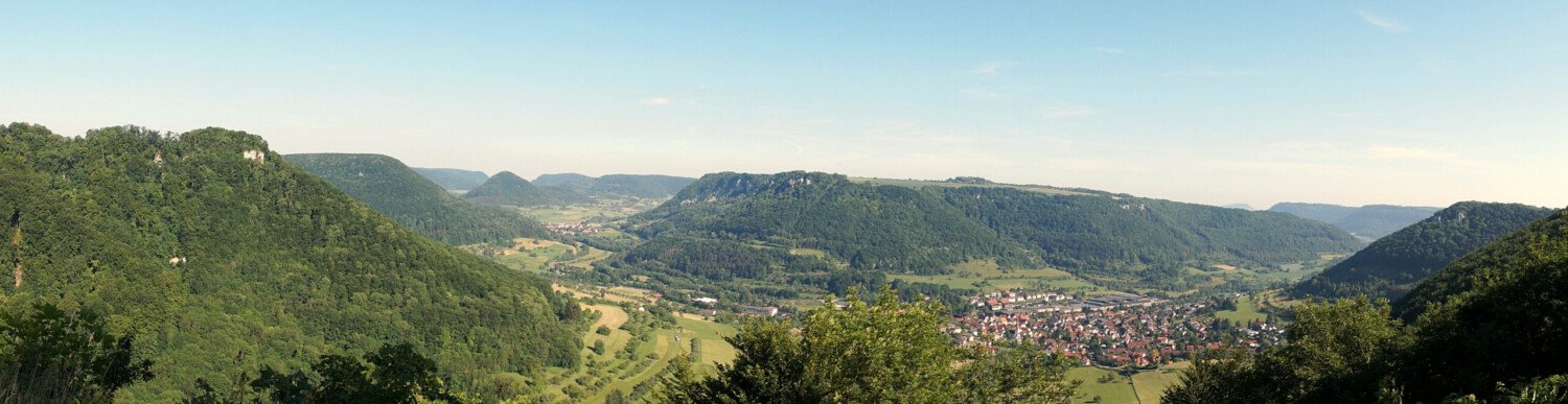 Blick vom Burgstall